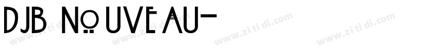 DJB Nouveau字体转换